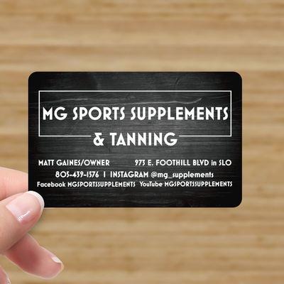 MG Sports Supplements & Tanning