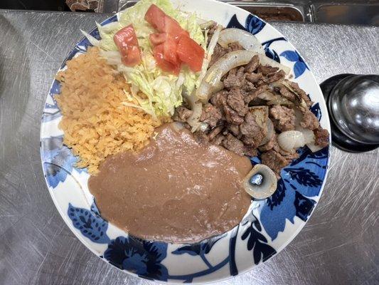 Carne Asada plate