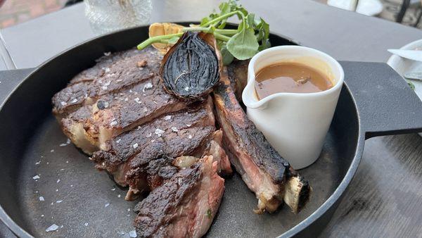 Ribeye sold by the ounce.  This beast was 30 oz