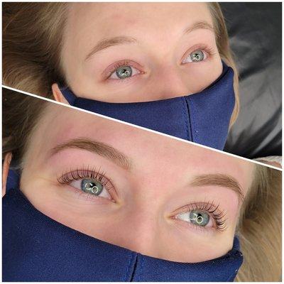 Lash Lift + Tint and Brow Shaping + Tint