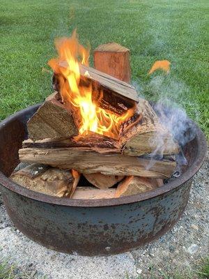 Fire pit that was delivered