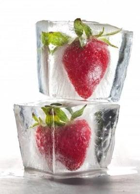 you can request specialty fruit ice!