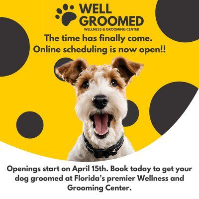 Online scheduling is now open! Book today at https://linktr.ee/WGP.WestBradenton