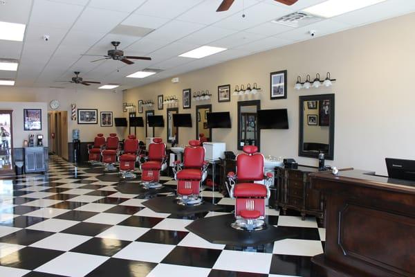 A real old-fashioned barbershop.