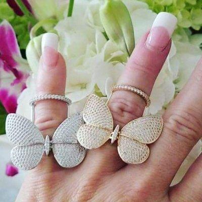 Our flying butterfly rings are our BEST SELLERS!