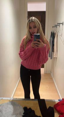 Pink sweater