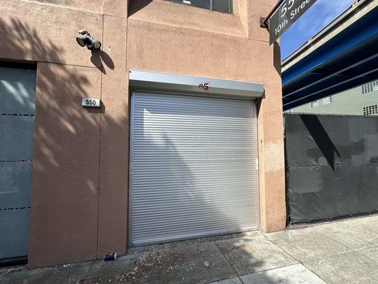 Installed Aluminum Rolling Shutter