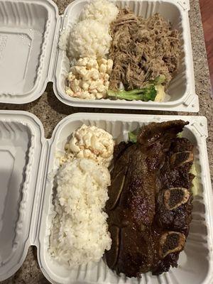 Kalua Pork & Kalbi Short Ribs