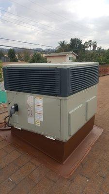 High Efficiency package unit install in Hacienda Heights