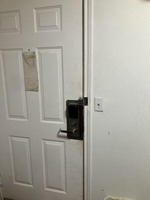 Faulty door lock