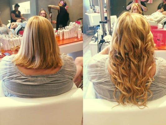 Beautiful extensions for instant glam. Remy human hair. Clip or tape in extensions.