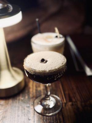 Espresso martini, whiskey sour (not a fan)