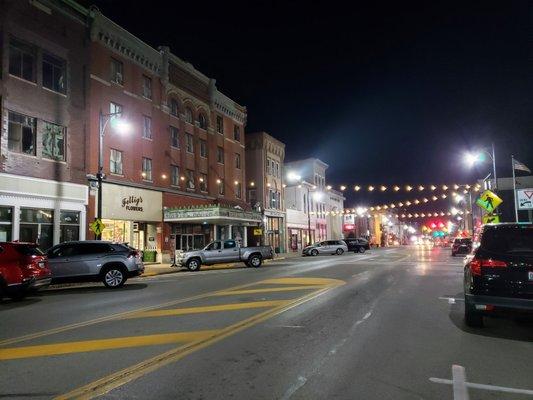 On Lincoln Hwy in Downtown Van Wert