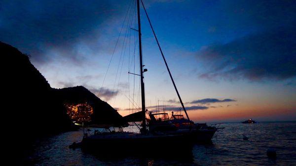 Night view of the trip to Catalina!