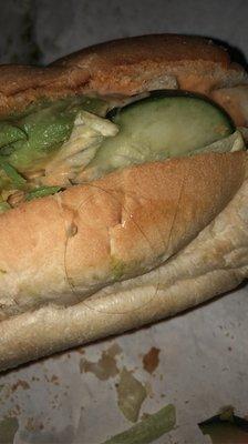 Hair in my subway sandwich,