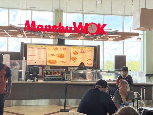 Wanchu Wok At Orlando Florida Airport