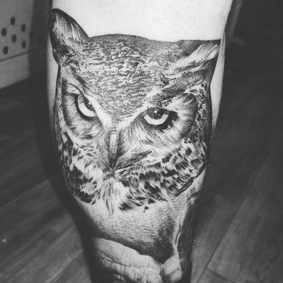 Artist_endevours got down on this owl