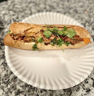 Grilled Chicken Baguette (banh mi)