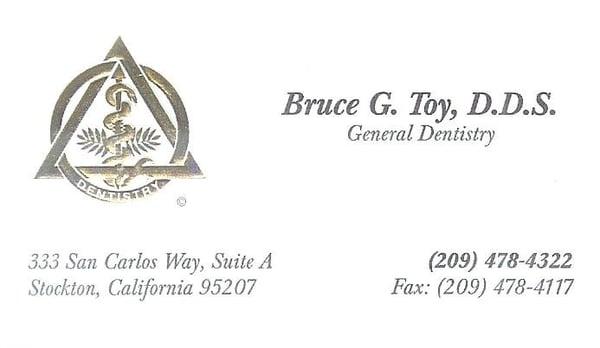 Toy G Bruce, DDS