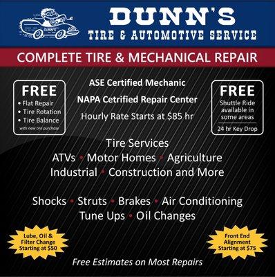 Dunn's Tire & Wheel Service