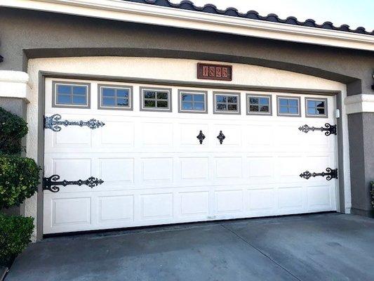 Curb Appeal up by at least 500% with the addition of the four hinges and two door pulls.