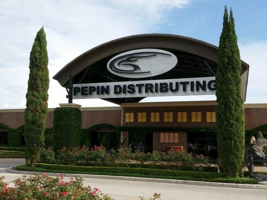 Main entrance of TPepin's Hospitality Centre - Home of Pepin Distributing