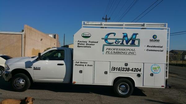 C & M professional plumbing here to serve you.