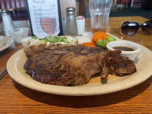 Prime Rib Dinner special at Rae's