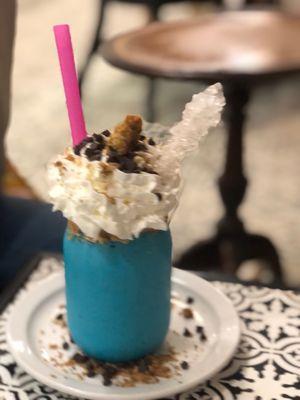 Cookie Monster milkshake