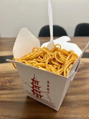 Delicious chow mein!