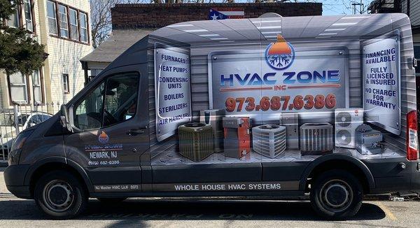 HVAC Zone. 17 years doing system replacement and maintenance. Licensed and insured. Call or text us at 973-687-6386