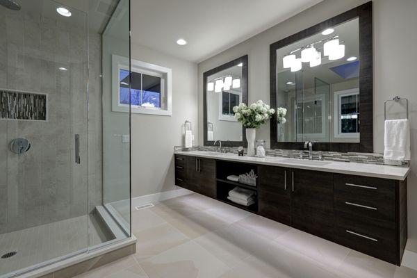 Elegant bathroom remodel