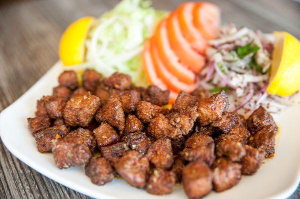 Fried Liver Cubes