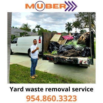 Yard waste and junk removal service in Boca Raton.