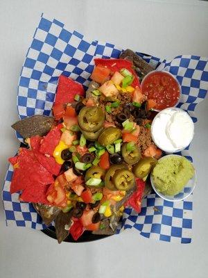 Topped Nachos