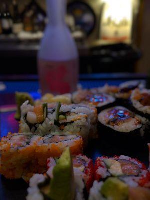 #sake #sushi time!