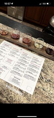 Wine flight