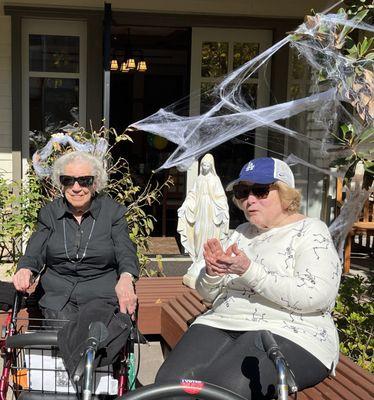 Halloween Parade Judges at Work