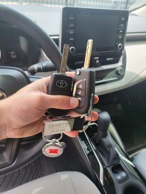 2020 Toyota Corolla keys