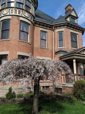 Gage Mansion in spring.