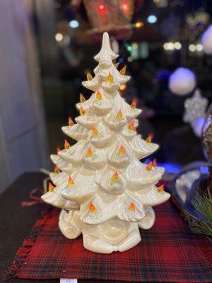 Vintage ceramic trees make wonderful gifts!