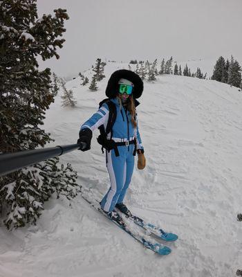 NILS Cornflower Blue One Piece Suite at Sun & Ski Sports.