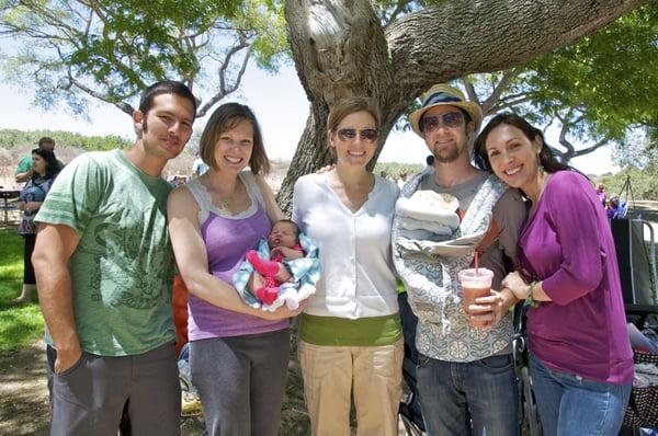 Ashley with her HypnoBirth Moms