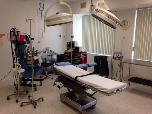 Accredited operating room by the American Association for Accreditation of Ambulatory Surgical Facilities(AAAAASF)