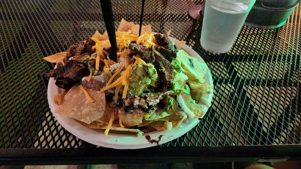 Steak nachos