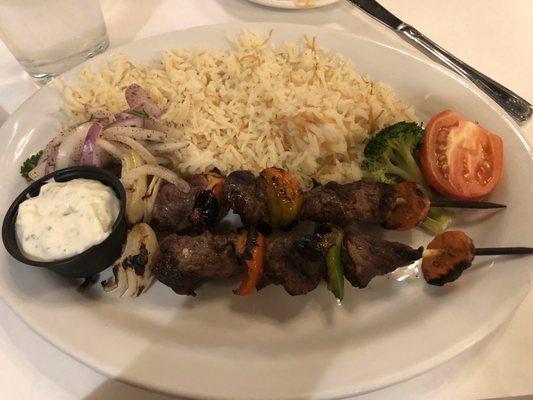 Filet mignon kabob