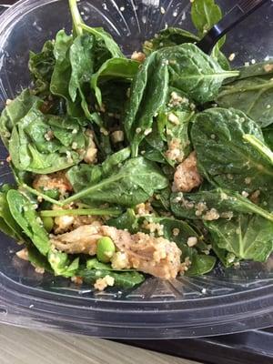 Spinach and quinoa salad