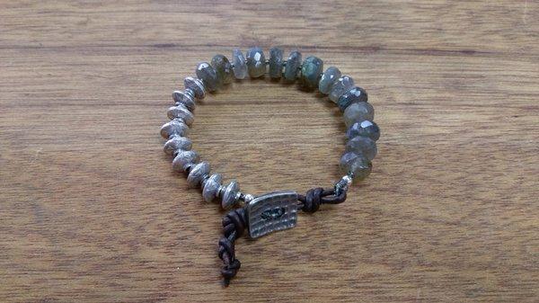 Labradorite bracelet made for a super cute customer