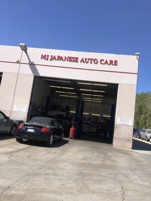 Last shop on the end of auto repair row.