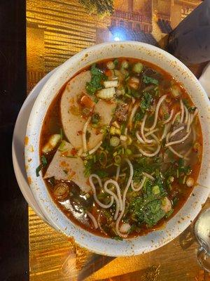 15. Beef and Pork Spicy Noodle Soup